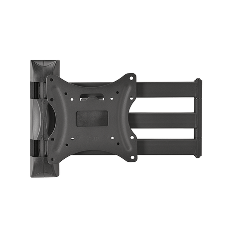 DQ Wall-Support Alpha Serie Turn 70 cm Giratorio - Soporte TV de pared Negro
