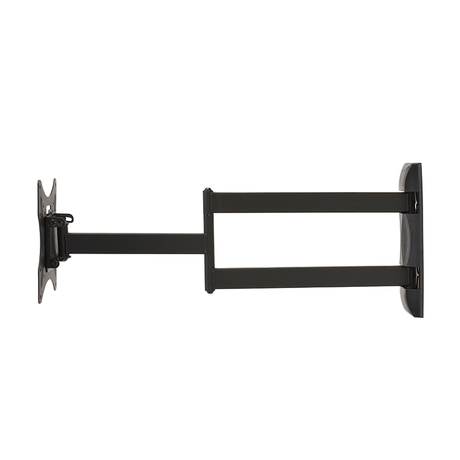 DQ Wall-Support Alpha Serie Turn 70 cm Giratorio - Soporte TV de pared Negro