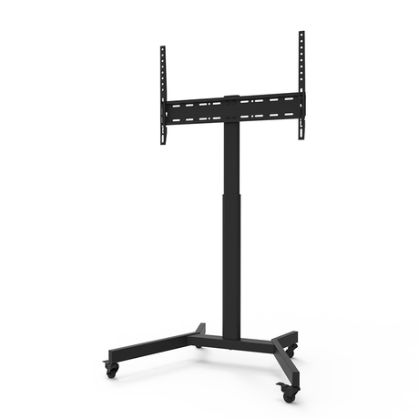DQ Wall-Support Artem Móvil Negro – Soporte Tv de suelo