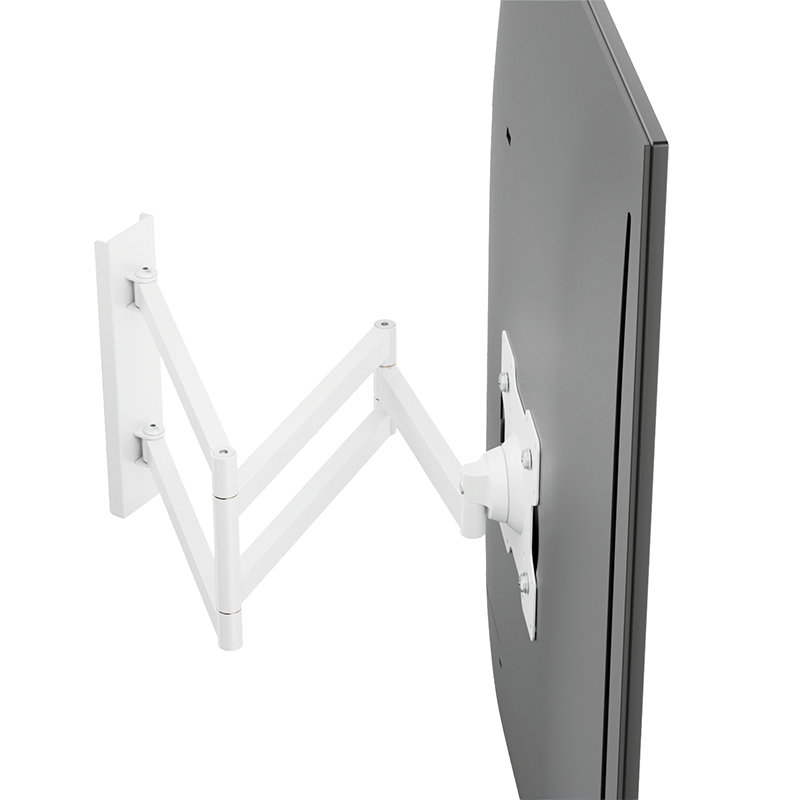 XTRARM Axis XL 108,5 cm Blanco - Soporte de TV giratorio e inclinable