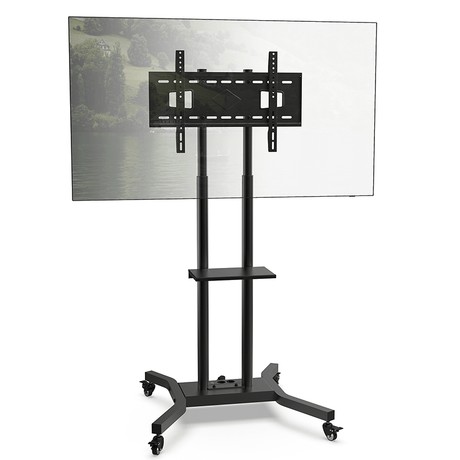 XTRARM Cato negro Móvil – Soporte Tv de pie