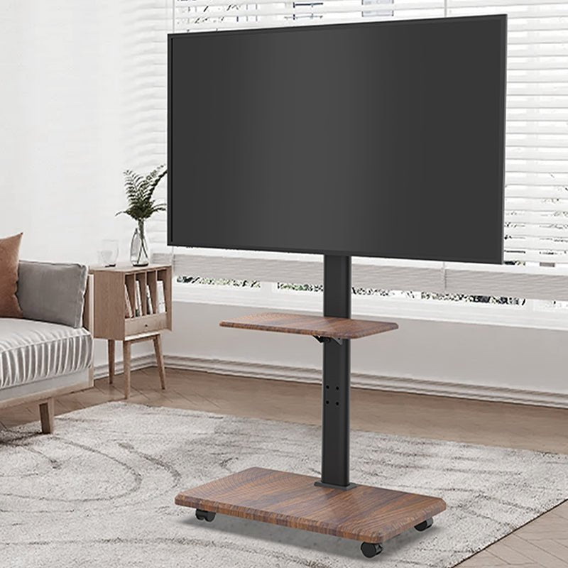 XTRARM Delphos Nogal Móvil – Soporte Tv de pie