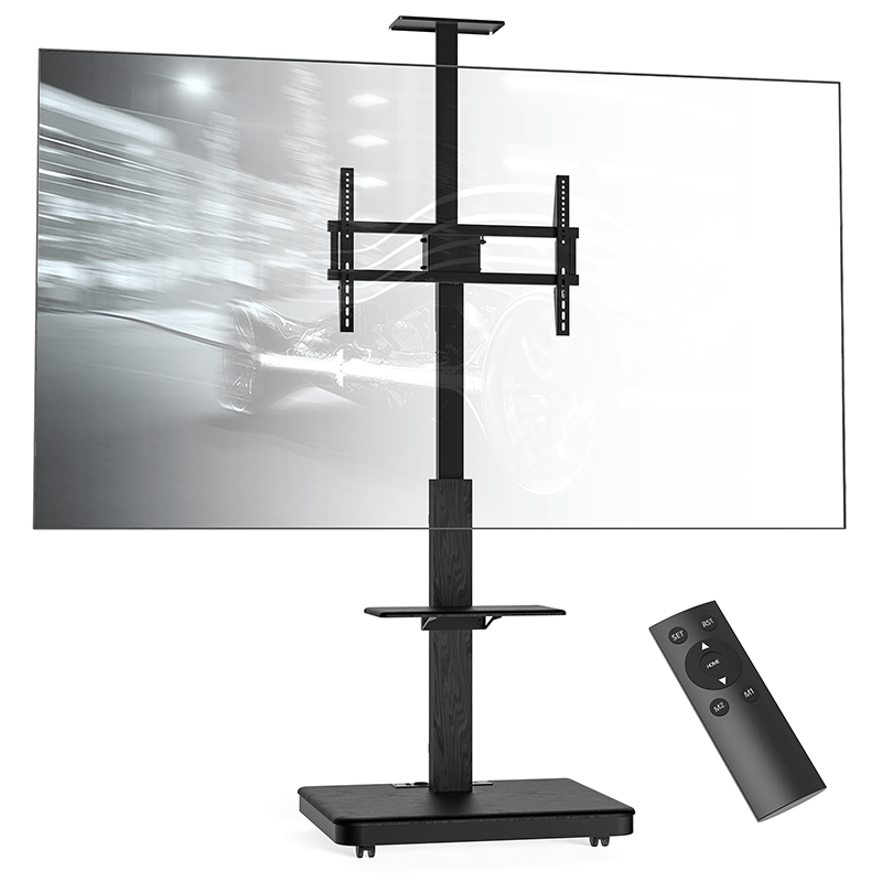 XTRARM Elite negro Móvil – Soporte Tv de pie eléctrico