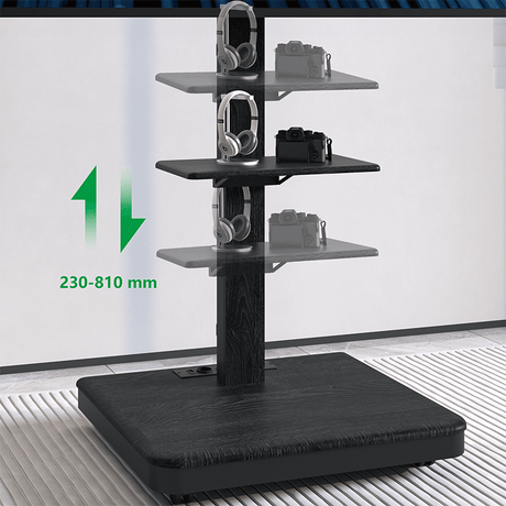 XTRARM Elite negro Móvil – Soporte Tv de pie Manual