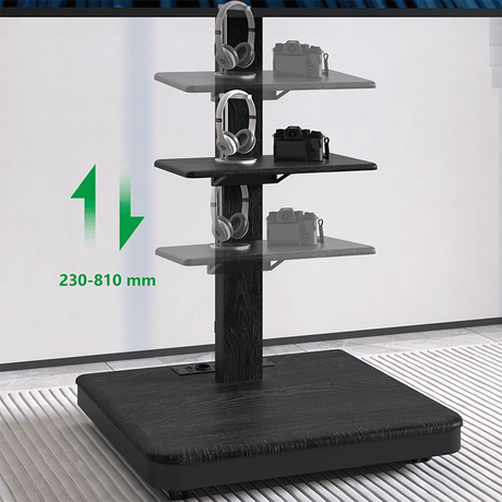 XTRARM Elite negro Móvil – Soporte Tv de pie Manual