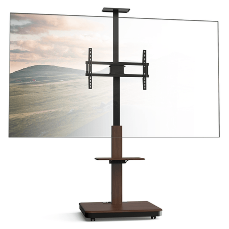 XTRARM Elite negro/nogal Móvil – Soporte Tv de pie eléctrico