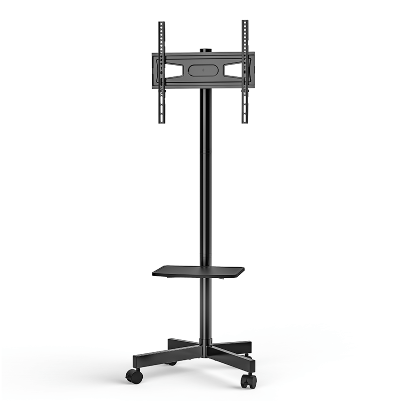 DQ Wall-Support Nyna Móvil Negro – Soporte Tv de suelo