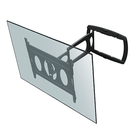 Vogel's Professional PFW 6850 Giratorio - Soporte TV de pared Negro
