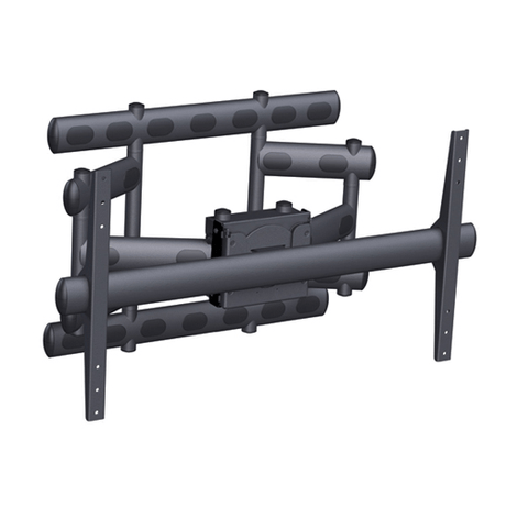 Vogel's Professional PFW 6855 Giratorio - Soporte TV de pared Negro