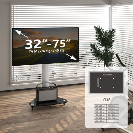 XTRARM Proton 100 Pie-TV aluminio