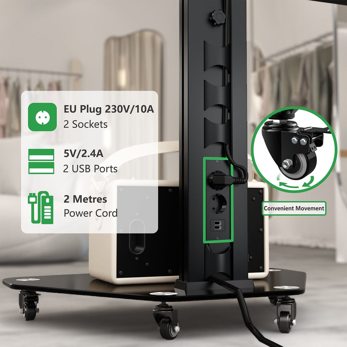 XTRARM Proton 100 Pie-TV Negro