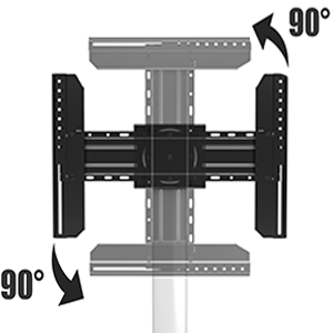 XTRARM Proton 100 Pie-TV Negro
