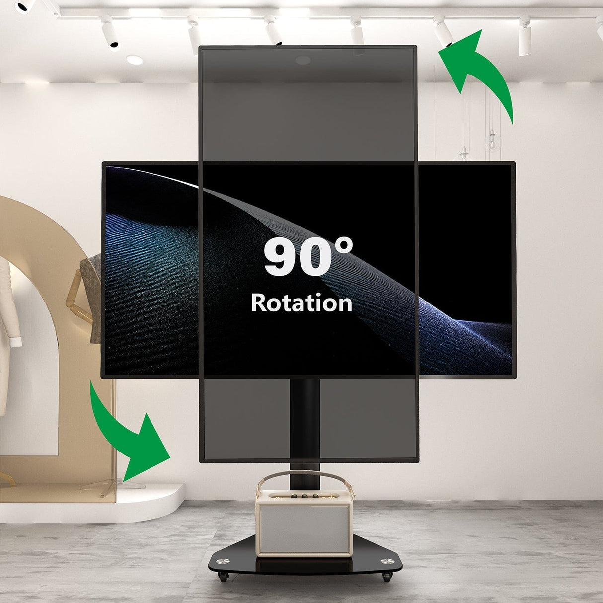 XTRARM Proton 100 Pie-TV Negro