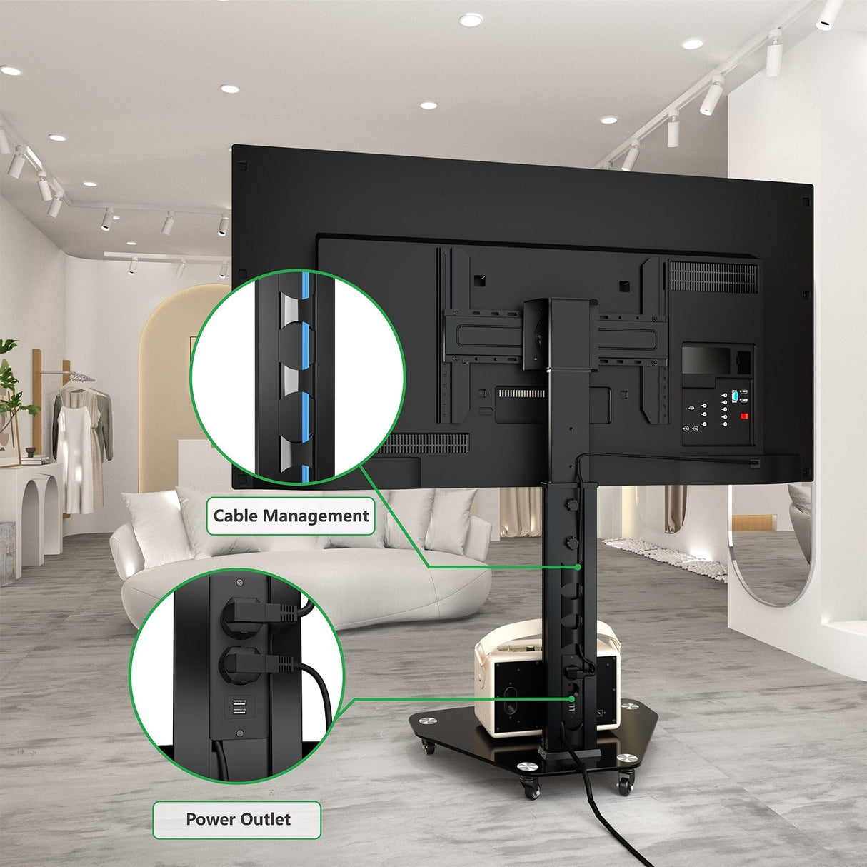 XTRARM Proton 100 Pie-TV Negro