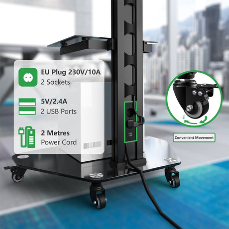 XTRARM Proton 300 Pie-TV Negro