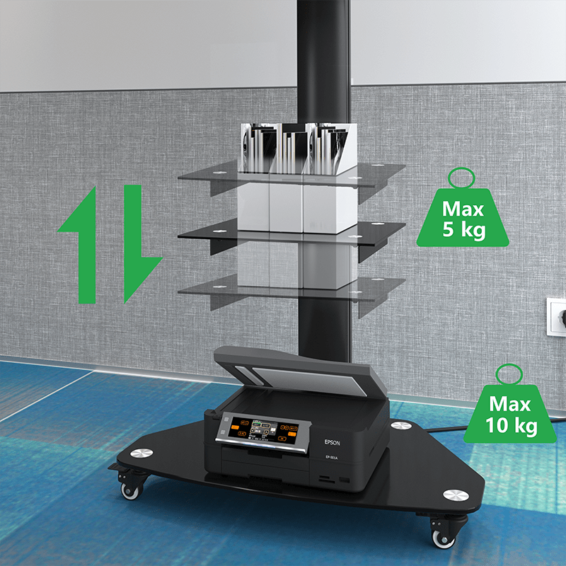 XTRARM Proton 300 Pie-TV Negro