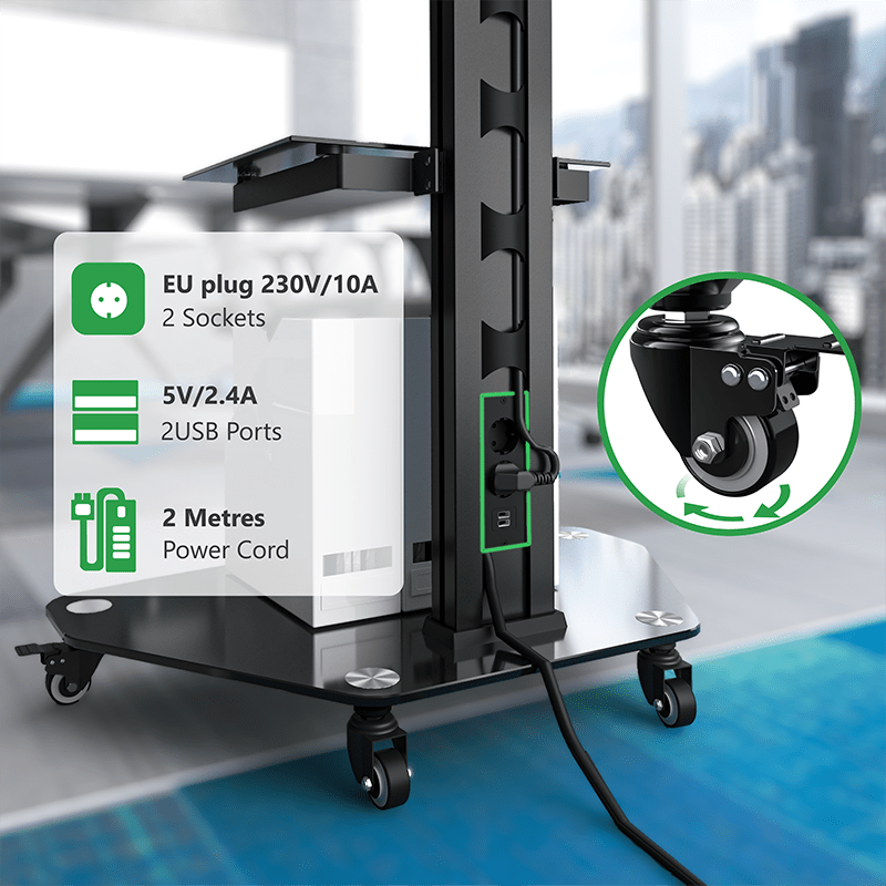 XTRARM Proton 300 Pie-TV Negro
