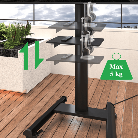 XTRARM Proton 500 Pie-TV Negro