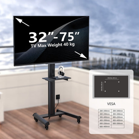 XTRARM Proton 500 Pie-TV Negro