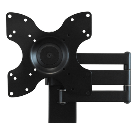 DQ Wall-Support Rotate Triple L 60 cm Giratorio - Soporte TV de pared Negro