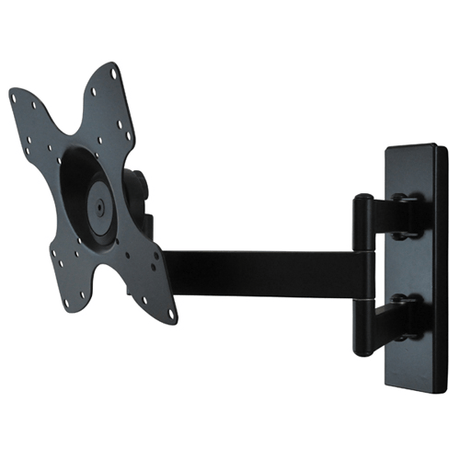 DQ Wall-Support Rotate Triple L 60 cm Giratorio - Soporte TV de pared Negro