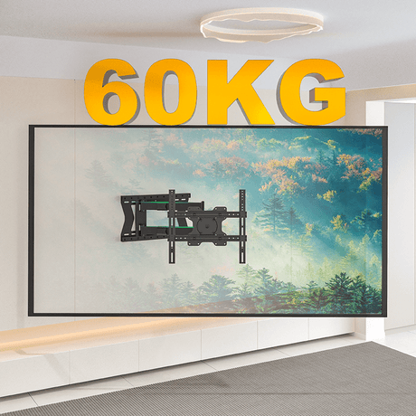 XTRARM Tantal 80 cm Fixed - Soporte TV de pared Negro