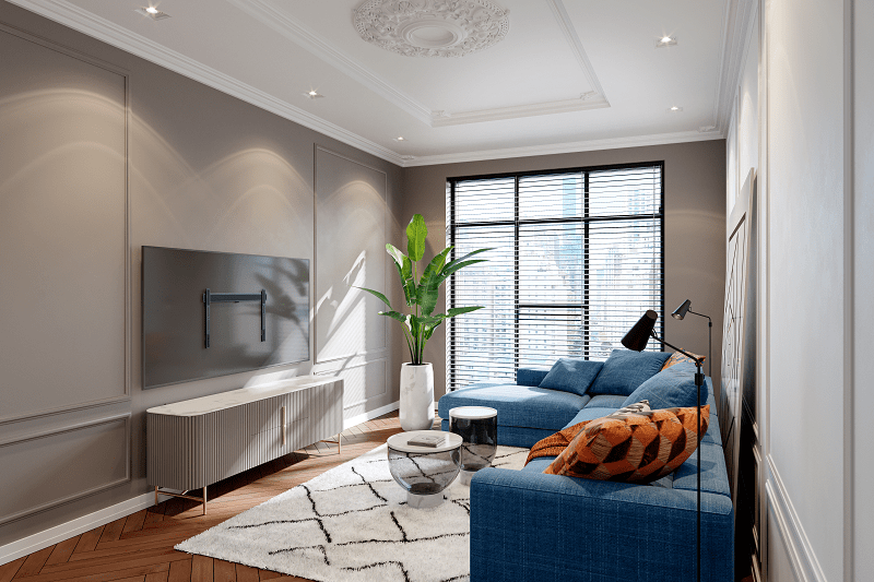 Vogel's TVM 5605 Vaste tv-beugel 40 -100 inch platinumgrijs