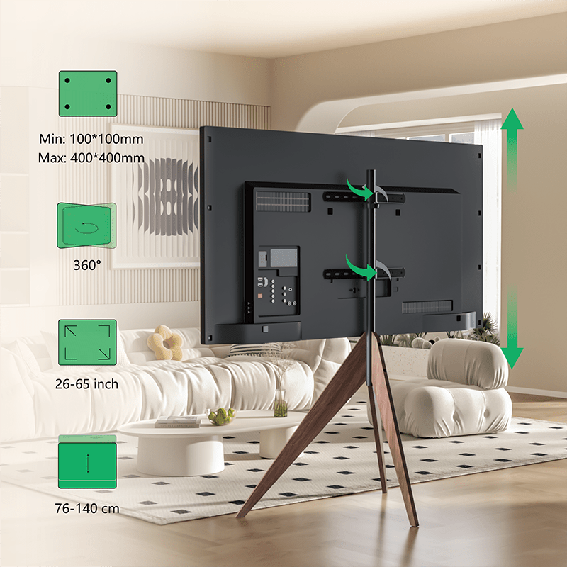 XTRARM XTRARM Argo Tripod - Soporte de suelo Nogal