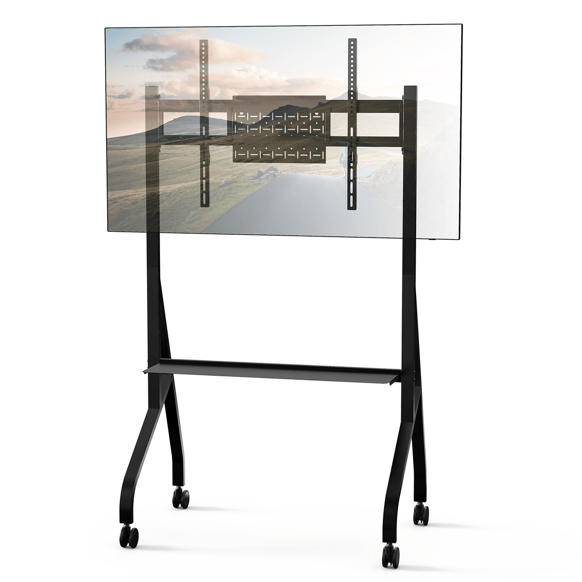 XTRARM Aura XTR-FS5150 – Mobiele tv-vloerstandaard 42"-110" Zwart