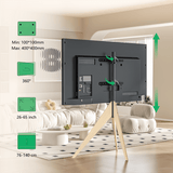 XTRARM Argo Tripod Haya VESA 400 - Soporte TV de pie