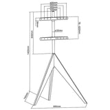 XTRARM Argo Tripod Haya VESA 400 - Soporte TV de pie
