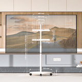 XTRARM Arius - Soporte TV dede suelo Blanco