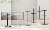 XTRARM Arius - Soporte TV dede suelo Blanco