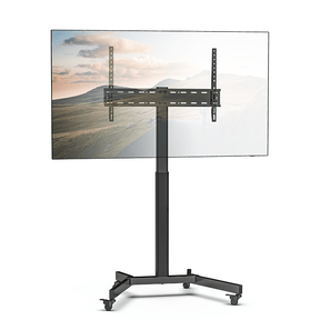 DQ Wall-Support Artem Móvil Negro – Soporte Tv de suelo