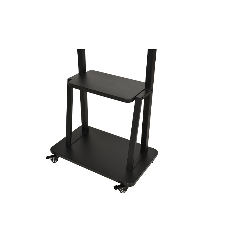 DQ Wall-Support Artemis Movil - Soporte TV de suelo Negro