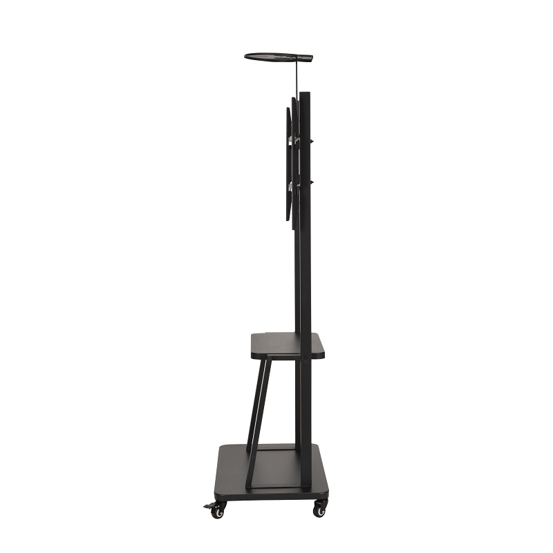 DQ Wall-Support Artemis Movil - Soporte TV de suelo Negro