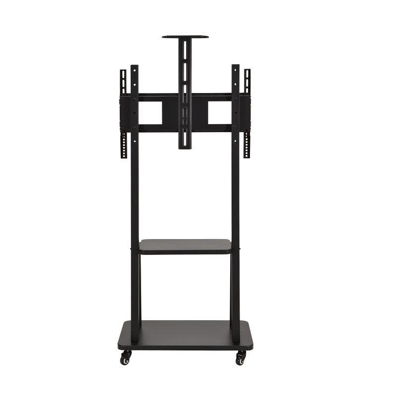 DQ Wall-Support Artemis Movil - Soporte TV de suelo Negro