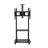 DQ Wall-Support Artemis Movil - Soporte TV de suelo Negro