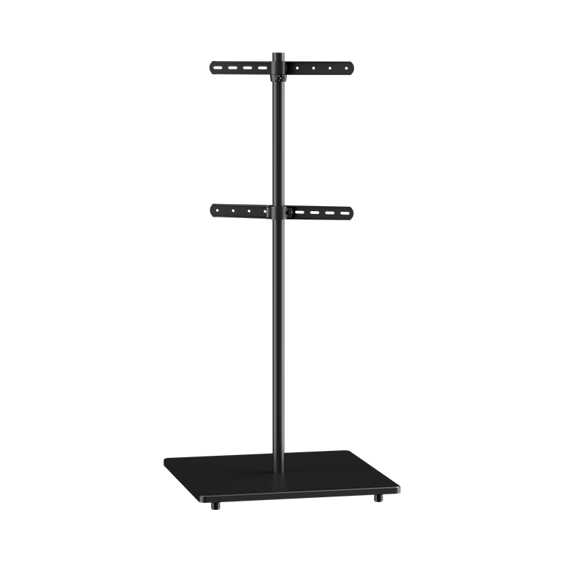 XTRARM Atria Cuadrado Negro - Soporte TV de suelo