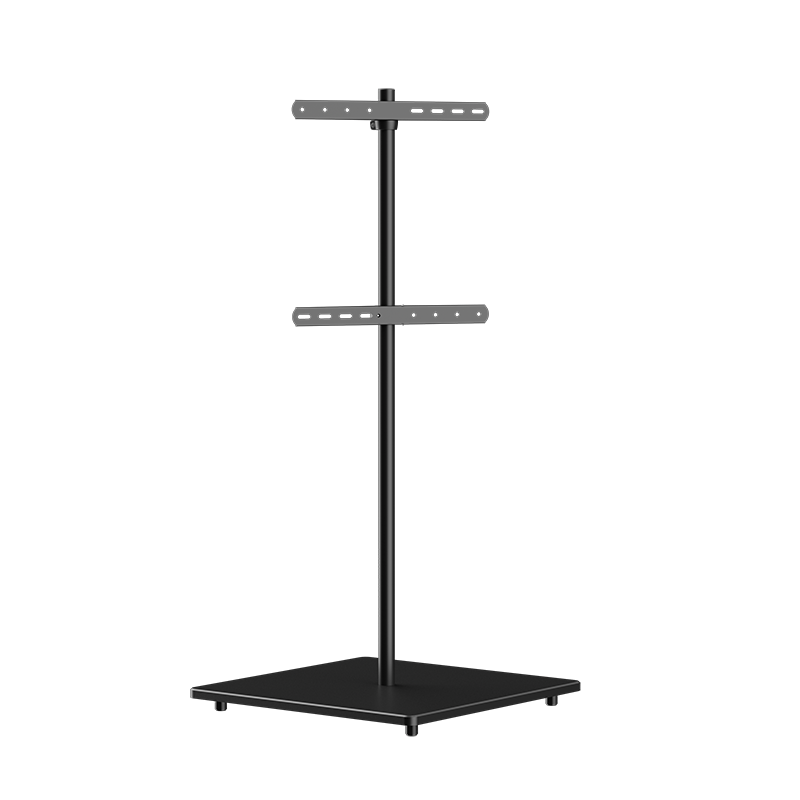 XTRARM Atria Cuadrado Negro - Soporte TV de suelo