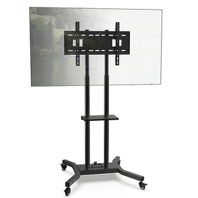 DQ Wall-Support Cato negro Móvil – Soporte Tv de pie