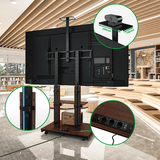 XTRARM Duolite negro/nogal – Soporte Tv de pie Manual