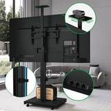 XTRARM Elite negro Móvil – Soporte Tv de pie eléctrico