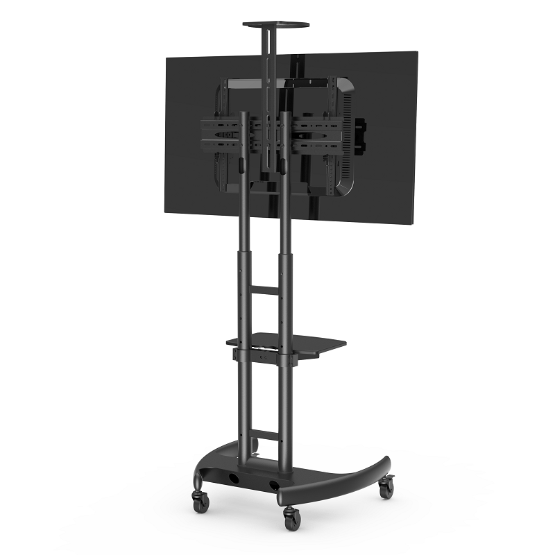 DQ Wall-Support Filia Móvil Negro – Soporte Tv de suelo