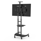 DQ Wall-Support Filia Móvil Negro – Soporte Tv de suelo
