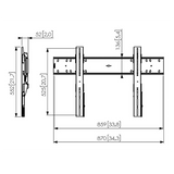 Vogel's Professional PFW 6810 inclinable - Soporte TV de pared Negro