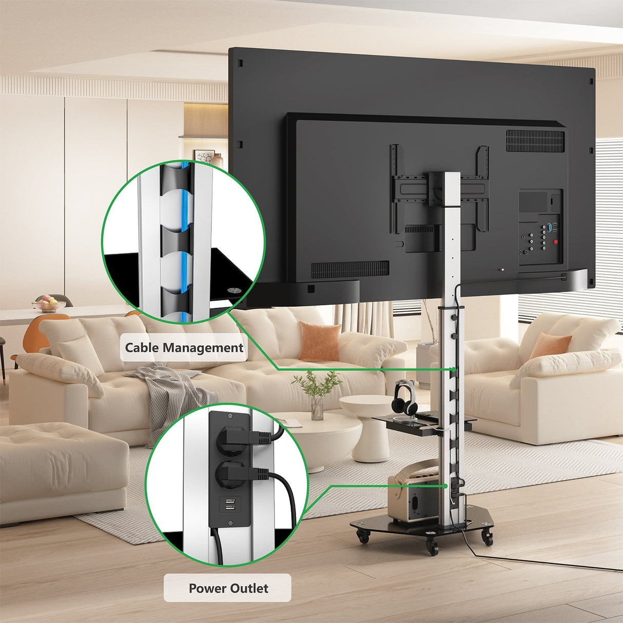 XTRARM Proton 300 Pie-TV aluminio