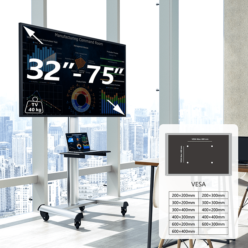 XTRARM Proton 500 Pie-TV aluminio