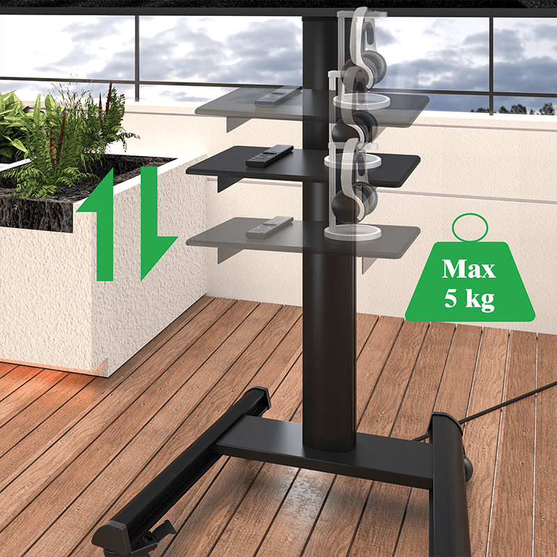 XTRARM Proton 500 Pie-TV Negro