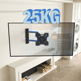 DQ Wall-Support Rotate XL 70 cm Soporte de TV Giratorio - Soporte TV de pared Negro